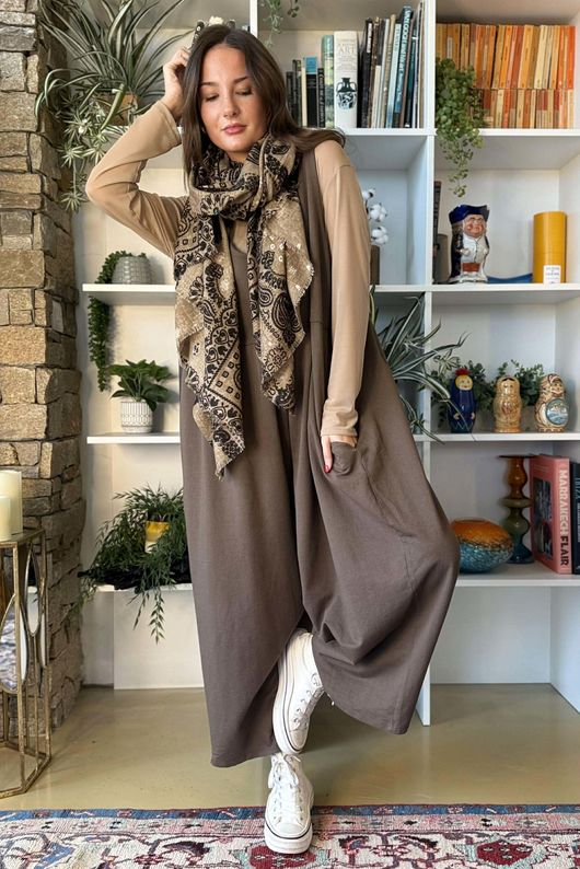 Lucky Bandana Scarf Sand 